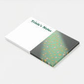 Abstract maanlicht herfstbladeren rozen post-it® notes (Schuin)