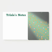 Abstract maanlicht herfstbladeren rozen post-it® notes (Voorkant)