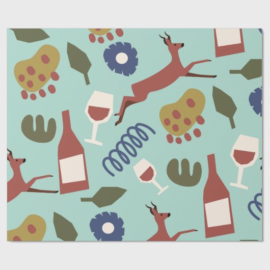 Abstract magazijnomslagpapier cadeaupapier (Vlak)