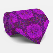 Abstract Magenta en Zwarte Groovy Patroon
