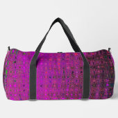 Abstract Magenta Retro Boemeranggolven Plunjezak (Voorkant)