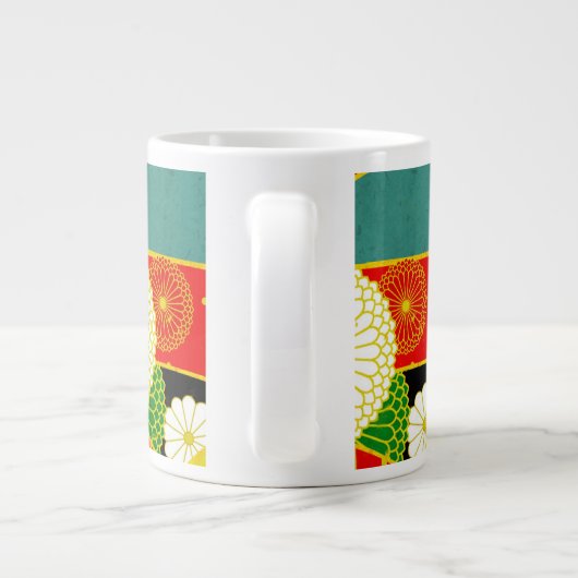 Abstract Magisch Landschap Grote Koffiekop (Achterkant)