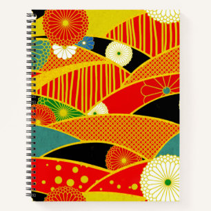 Abstract Magisch Landschap Spiral Notitieboek