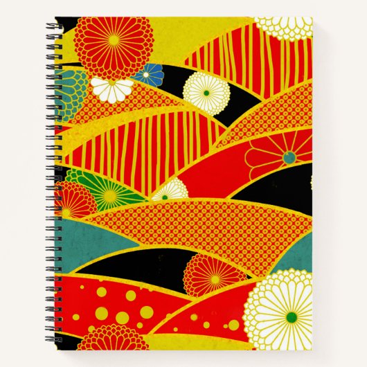 Abstract Magisch Landschap Spiral Notitieboek (Voorkant)