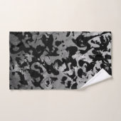 Abstract Magisch - Zilver Zwart Bad Handdoek (Handdoek)