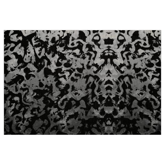 Abstract Magisch - Zilver Zwart Stof (Fat Quarter)