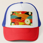 Abstract Magische Landschap Trucker Hoed Pet (Voorkant)