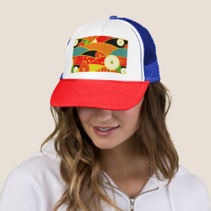 Abstract Magische Landschap Trucker Hoed Pet
