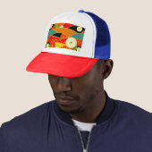 Abstract Magische Landschap Trucker Hoed Pet (In situ)