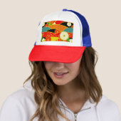 Abstract Magische Landschap Trucker Hoed Pet (In situ)