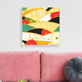 Abstract Magische Tuin Canvas Afdruk (Insitu (Woonkamer))