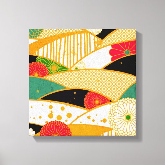 Abstract Magische Tuin Canvas Afdruk (Voorkant)