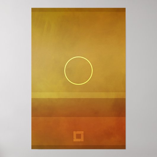 Abstract magnesiet 05 poster (Voorkant)