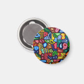 abstract Magnet (Voorkant / Achterkant)