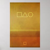 Abstract Magnetisme 05 - Mod -01 Poster (Voorkant)