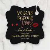 Abstract Malachite Gold White Cream Floral Wedding Bedankjes Labels (Achterkant)