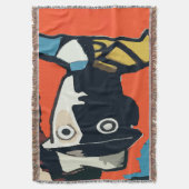 Abstract Man Deken (Voorkant Verticaal)