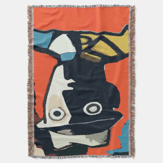 Abstract Man Deken (Voorkant Verticaal)