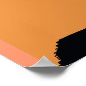 Abstract Man Face 7 Poster (Hoek)