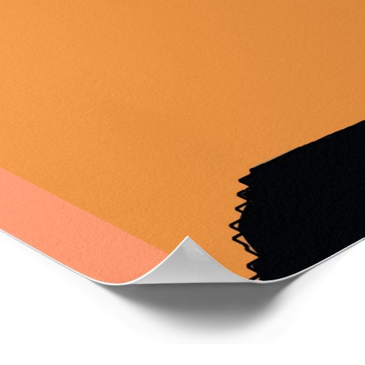 Abstract Man Face 7 Poster (Hoek)