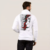 Abstract man hoodie (Achterkant volledig)