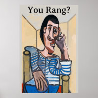 Abstract Man op de Telefoon van de Cel, geef tekst