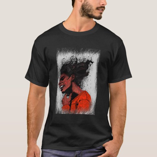 abstract man t-shirt (Voorkant)