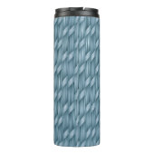 Abstract mand-weerpatroon | Thermische getumbler Thermosbeker (Achterkant)