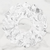 Abstract Mandala 4 Wijnglaslabel (Achterkant)