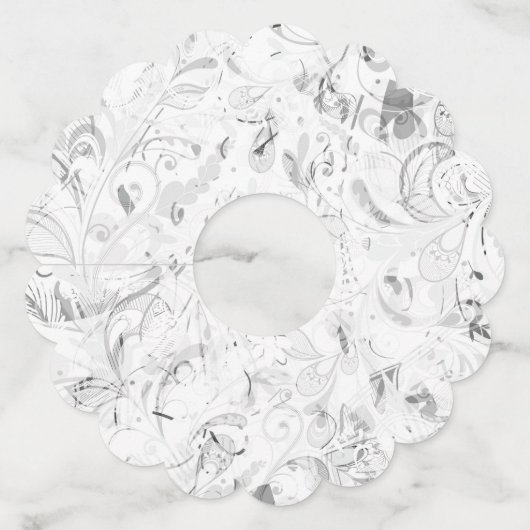 Abstract Mandala 4 Wijnglaslabel (Achterkant)