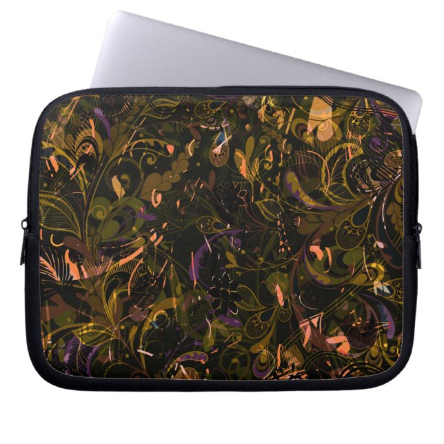 Abstract Mandala 5 Laptop Sleeve (Voorkant)