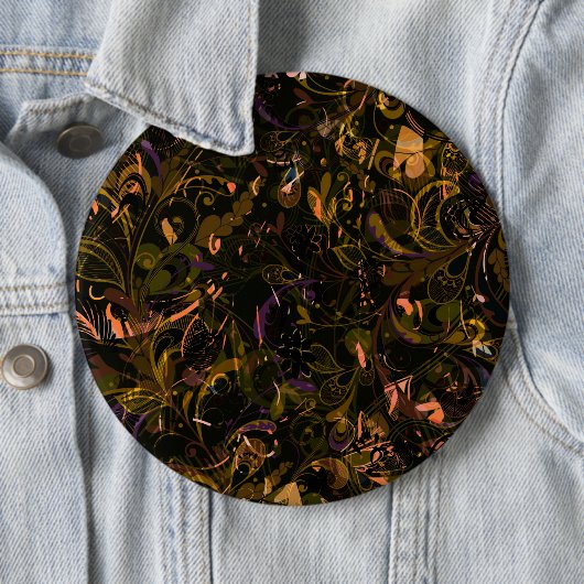 Abstract Mandala 5 Ronde Button 6,0 Cm (In situ)