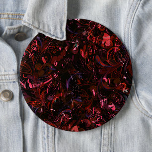 Abstract Mandala 6 Ronde Button 6,0 Cm