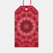 Abstract , mandala , caleidoscoop cadeaulabel (Achterkant)