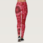 Abstract , mandala , caleidoscoop leggings (Achterkant)