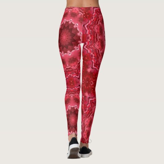 Abstract , mandala , caleidoscoop leggings (Achterkant)
