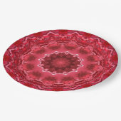 Abstract , mandala , caleidoscoop papieren bordje (Gekanteld)