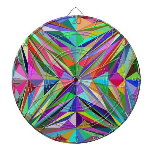 Abstract Mandala Dartbord (Voorkant)