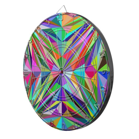 Abstract Mandala Dartbord (Voorkant Rechts)