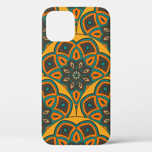 Abstract mandala fish scale seamless pattern. Orna Case-Mate iPhone Case (Achterkant)