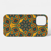 Abstract mandala fish scale seamless pattern. Orna iPhone Hoesje (Achterkant horizontaal)