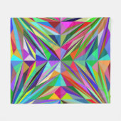 Abstract Mandala Fleece Deken (Voorkant (Horizontaal))