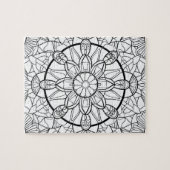 Abstract Mandala Fun Coloring Puzzle Legpuzzel (Horizontaal)