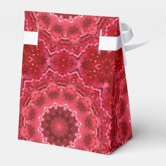 Abstract, mandala, kaleidoscoop bedankdoosjes (Achterkant)