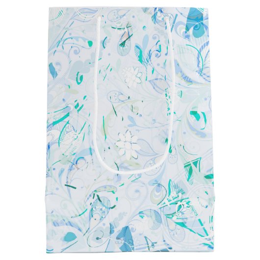 Abstract Mandala Medium Cadeauzakje (Achterkant)