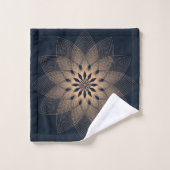 Abstract mandala modern en elegant bad handdoek (Wasdoekje)