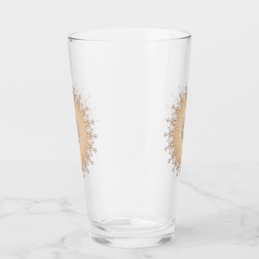 Abstract mandala oost - aziatische paleis - sierho glas (Rechts)