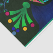 Abstract mandala oost - aziatische ronde - sierzwa tissuepapier (Detail)