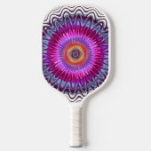 Abstract Mandala Pickleball Paddle (Voorkant)