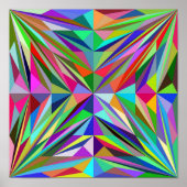 Abstract Mandala Poster (Voorkant)